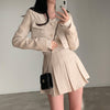 Romantic Set Jacket + Skirt Korean romantic date look